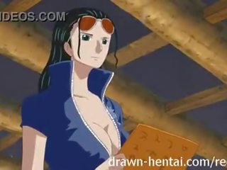 One piece hentai video bayan with nico robin