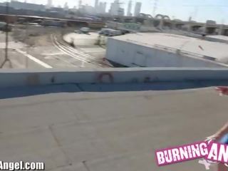 Burning inger rooftop pov joanna inger solo masturbare