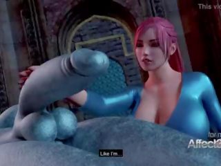 Grand seins divinity awakening la futanari demon en une 3d animation